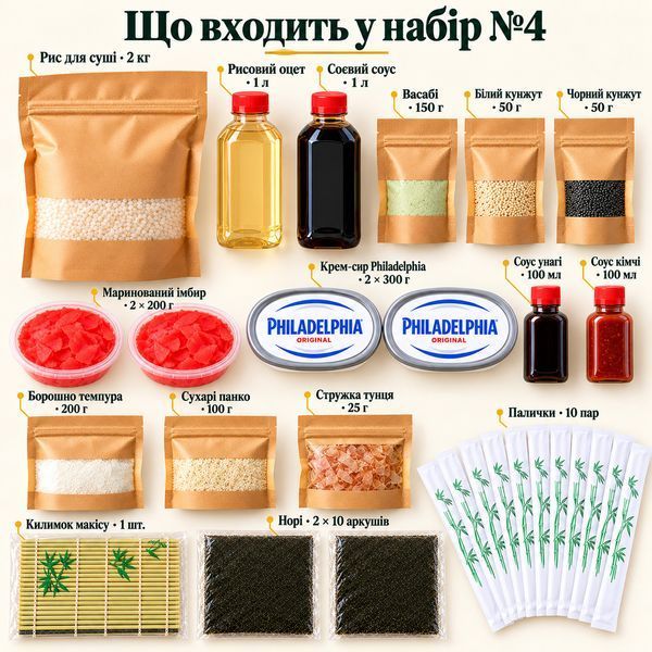 Набір для суші №4 YK-935009609 фото