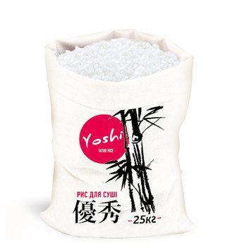 Рис для суші Yoshi 25 кг YK-325537928 фото